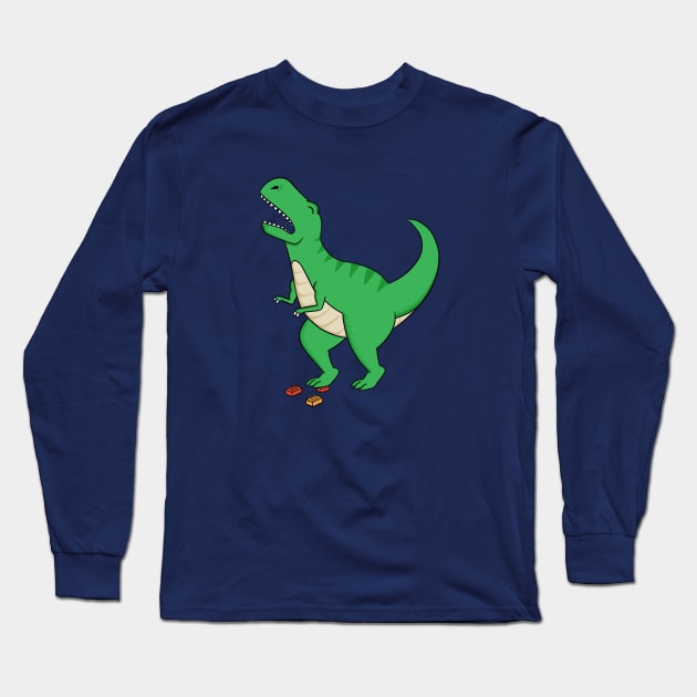 Dinosaur Roar Long Sleeve T-Shirt by coffeeman